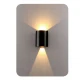 Αδιάβροχη LED COB Απλίκα 6W Από Αλουμίνιο 90º 230V Σε Μαύρο Χρώμα IP54 MATRIX Eurolamp