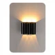 Αδιάβροχη LED COB Απλίκα 12W Από Αλουμίνιο 90º 230V Σε Μαύρο Χρώμα IP54 MATRIX Eurolamp