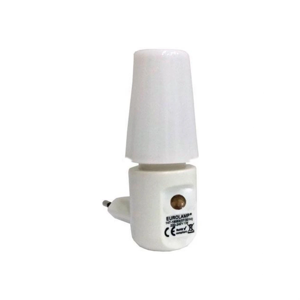 Φωτιστικό Νυχτός LED με Φωτοκύτταρο Και 4 Αποχρώσεις Φωτός Eurolamp