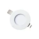 3W LED SMD Panel Slim Χωνευτό Φ85 120° Σε Λευκό Eurolamp Ουδέτερο Λευκό 4000K