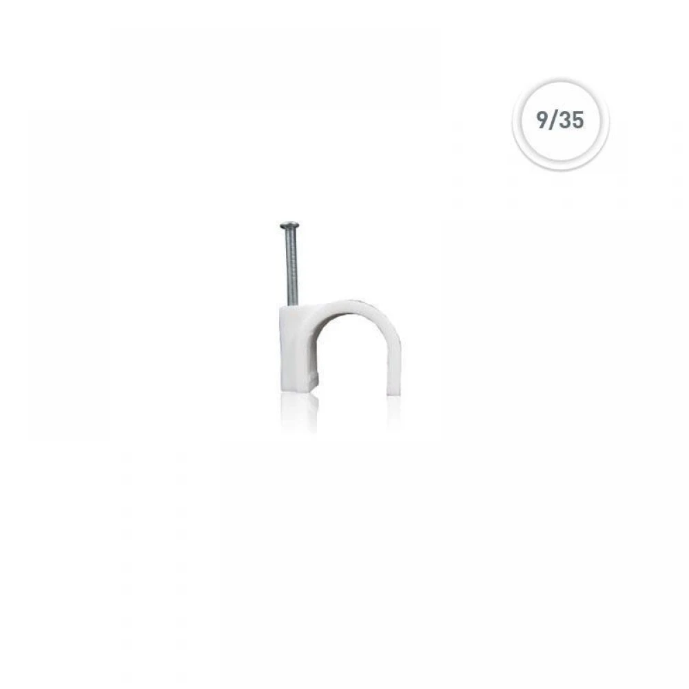 Στερεωτικά Καρφιά Ρόκα Ø9/35 ΜΜ ΛΕΥΚΟ 100 ΤΕΜ Eurolamp