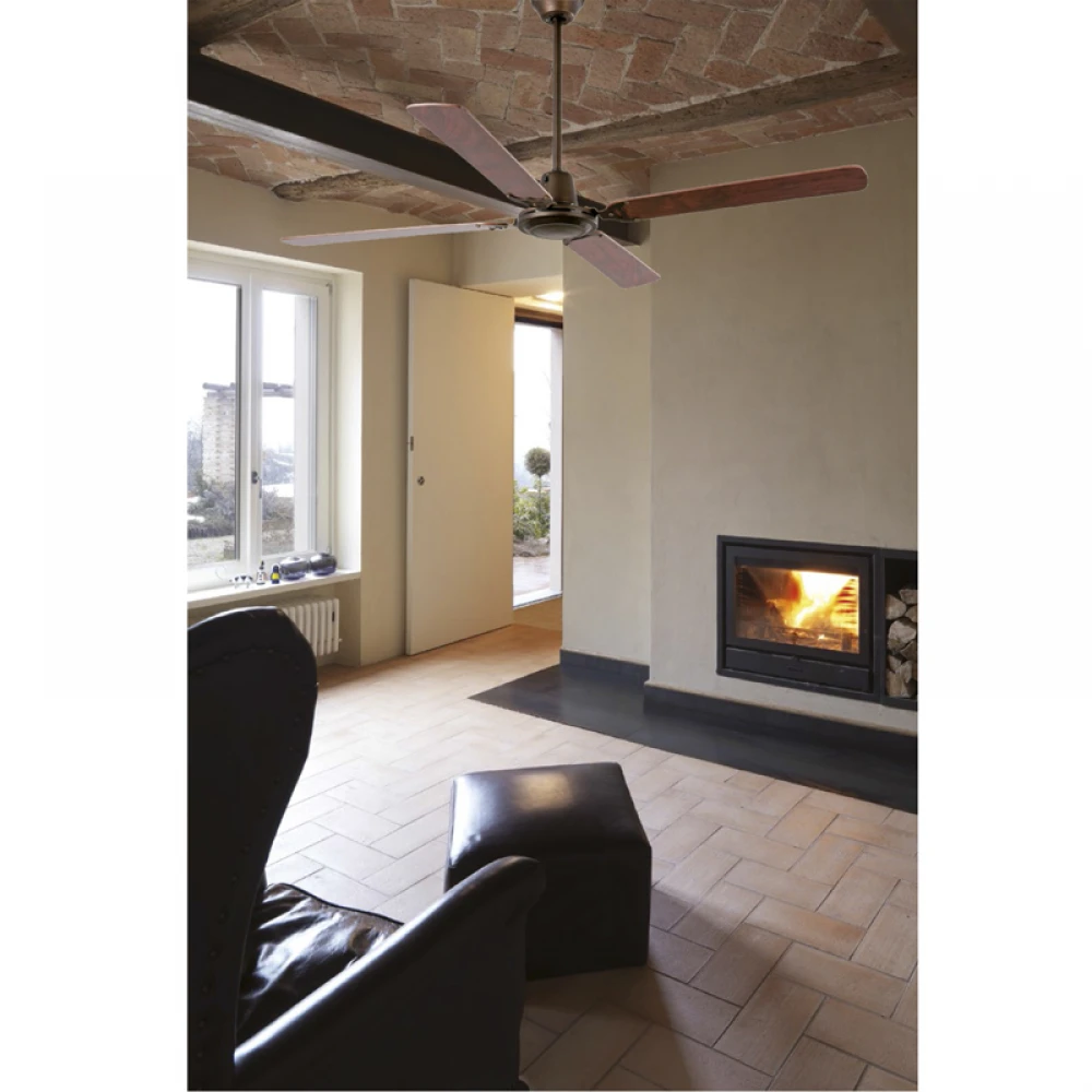 Ανεμιστήρας Με Ατσάλινο Μοτέρ Και Λεπίδες Από Κόντρα Πλακέ Ø1400 Καφέ 230V MALVINAS FARO