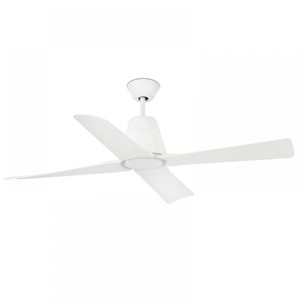 Ανεμιστήρας Με Ατσάλινο DC Μοτέρ Σε Λευκό Και ABS Λευκές Λεπίδες IP44 TYPHOON FARO