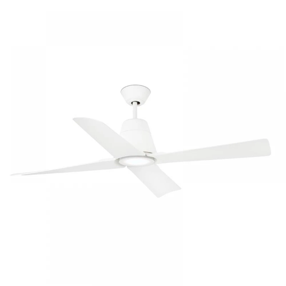 Ανεμιστήρας Με Ατσάλινο DC Μοτέρ Σε Λευκό Και ABS Λευκές Λεπίδες IP44 TYPHOON FARO