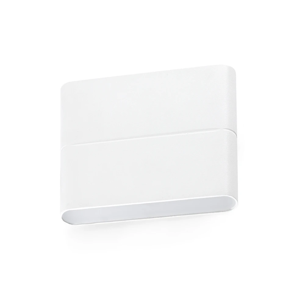 LED Εξωτερική Απλίκα 6W Αλουμινίου Σε Λευκό Χρώμα ADAY FARO