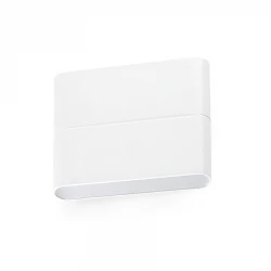 LED Εξωτερική Απλίκα 6W Αλουμινίου Σε Λευκό Χρώμα ADAY FARO