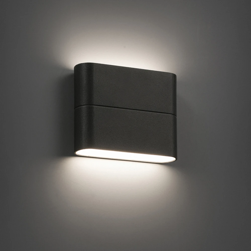 LED Εξωτερική Απλίκα 6W Αλουμινίου Σε Λευκό Χρώμα ADAY FARO