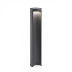 LED Εξωτερικό Φωτιστικό Κολωνάκι 7W COB Αλουμινίου Με Γυάλινο Διαχύτη CHANDRA FARO