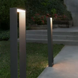 LED Φωτιστικό Κολωνάκι 8W Αλουμινίου Με Οπάλ Κάλυμμα Εξωτερικού Χώρου H500 ALP FARO