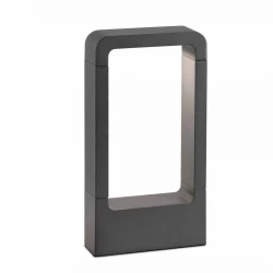 LED Εξωτερικό Φωτιστικό Κολωνάκι 5W COB Αλουμινίου Με Διάφανο Γυάλινο Κάλυμμα H:300 DAS FARO
