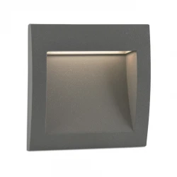 LED Εξωτερικό Χωνευτό Φωτιστικό Τοίχου 1W SMD Αλουμινίου SEDNA FARO