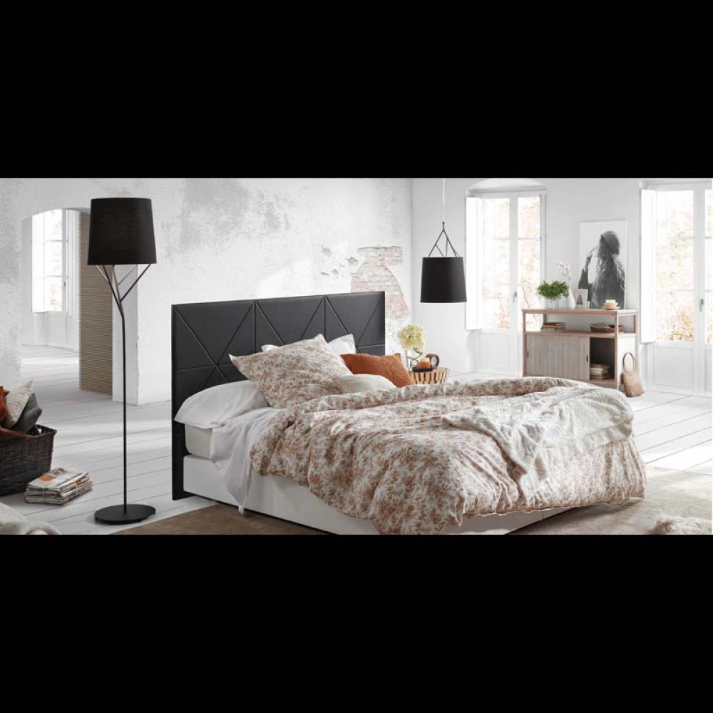 Μεταλλικό Φωτιστικό Δαπέδου Με Υφασμάτινο Καπέλο Σε Λευκό Χρώμα 1xE27 TREE FARO