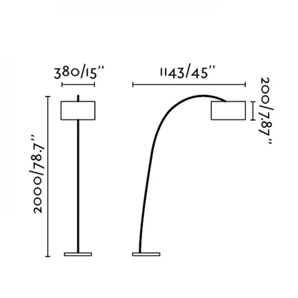 Μεταλλικό Φωτιστικό Δαπέδου Με Υφασμάτινο Καπέλο Σε Μαύρο Χρώμα 1xE27 PAPUA FARO