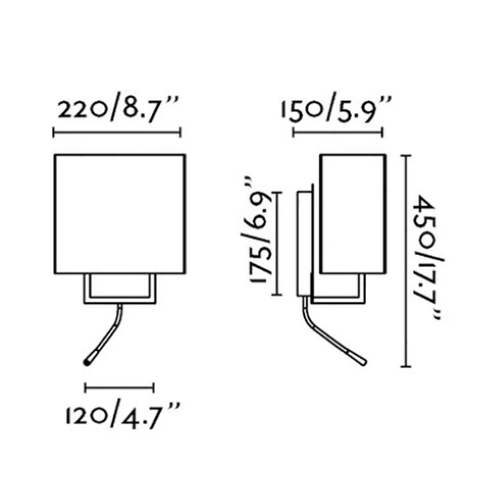 Μεταλλική Απλίκα Με Υφασμάτινο Καπέλο Σε Λευκό Χρώμα + Έξτρα LED 1xE14 VESPER FARO