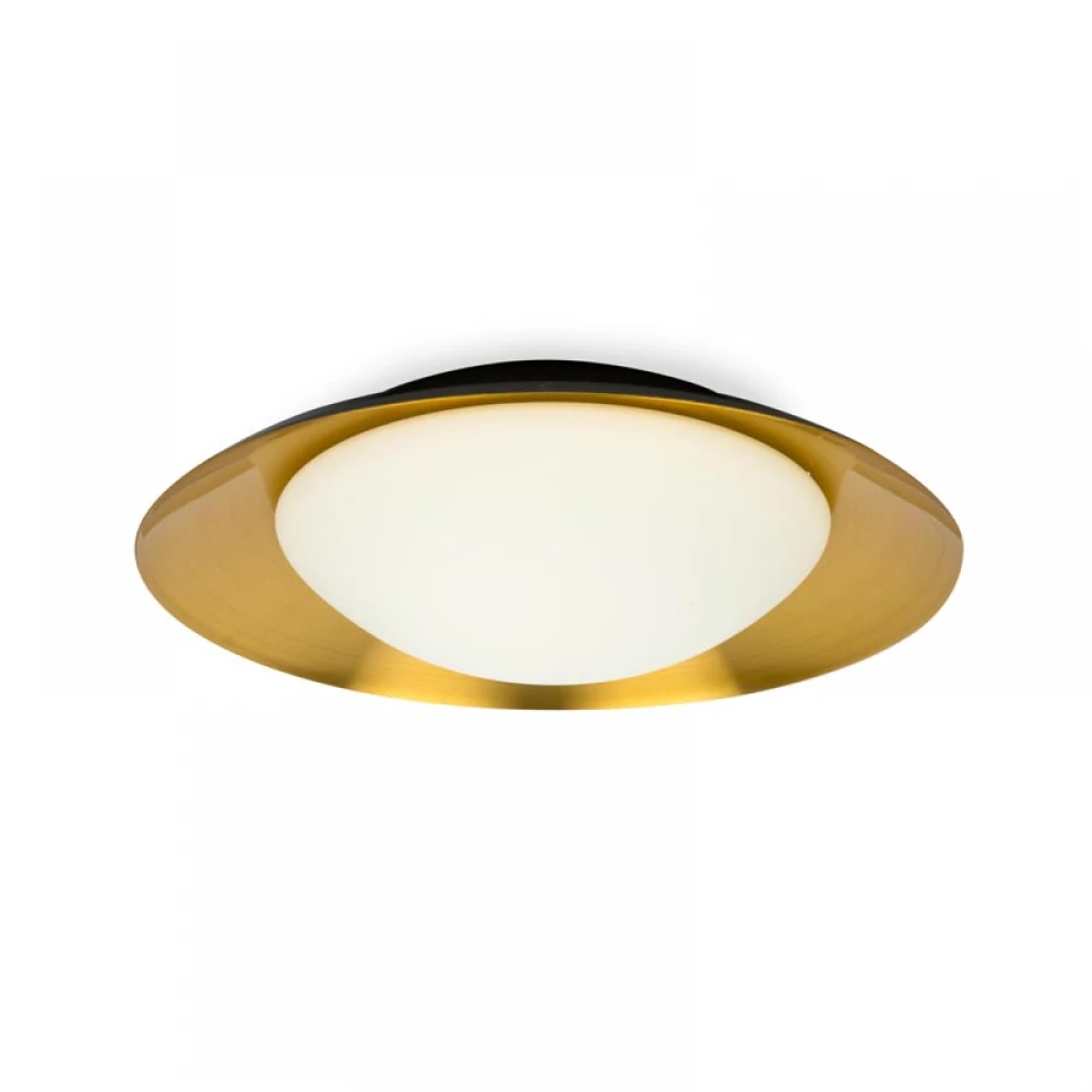 LED Μεταλλικό Φωτιστικό Οροφής 2015W Σε Μαύρο-Χάλκινο Χρώμα Ø450 1xG9 SIDE FARO