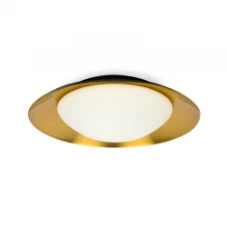 LED Μεταλλικό Φωτιστικό Οροφής 2015W Σε Μαύρο-Χάλκινο Χρώμα Ø450 1xG9 SIDE FARO