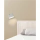 LED Μοντέρνα Μεταλλική Απλίκα 6W Λευκή Aurea FARO