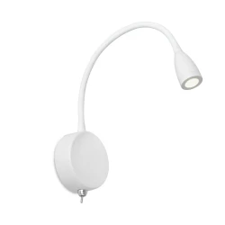 LED Επίτοιχο Φωτιστικό Αλουμινίου 3W 150Lm Σε Λευκό Χρώμα Loke FARO