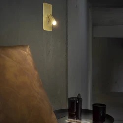 LED Μεταλλικό Φωτιστικό Απλίκα  Χωνευτή 3W Σε Μαύρο Χρώμα SUAU FARO