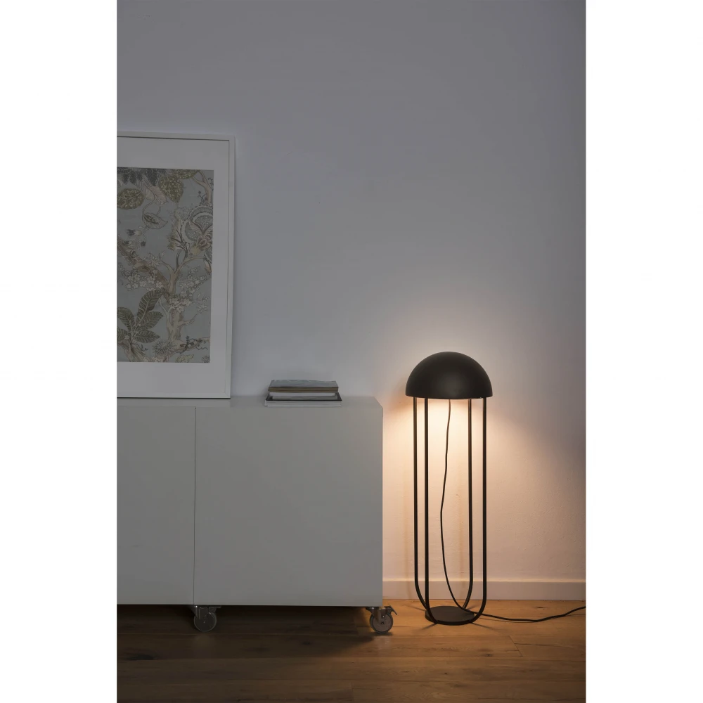 JELLYFISH Μαύρο και  χρυσό Φωτιστικό Δαπέδου FARO