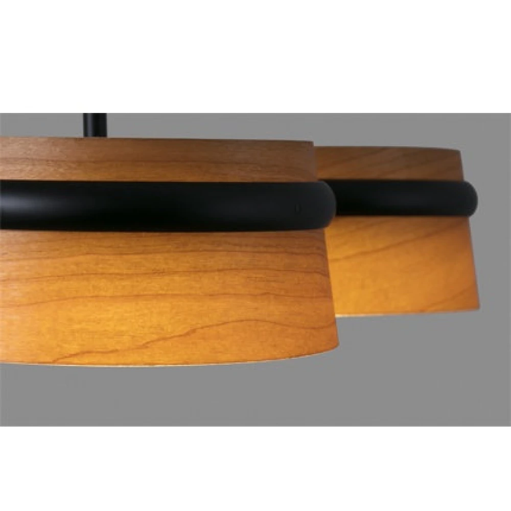 LOOP LED Μαύρο κρεμαστό φωτιστικό FARO