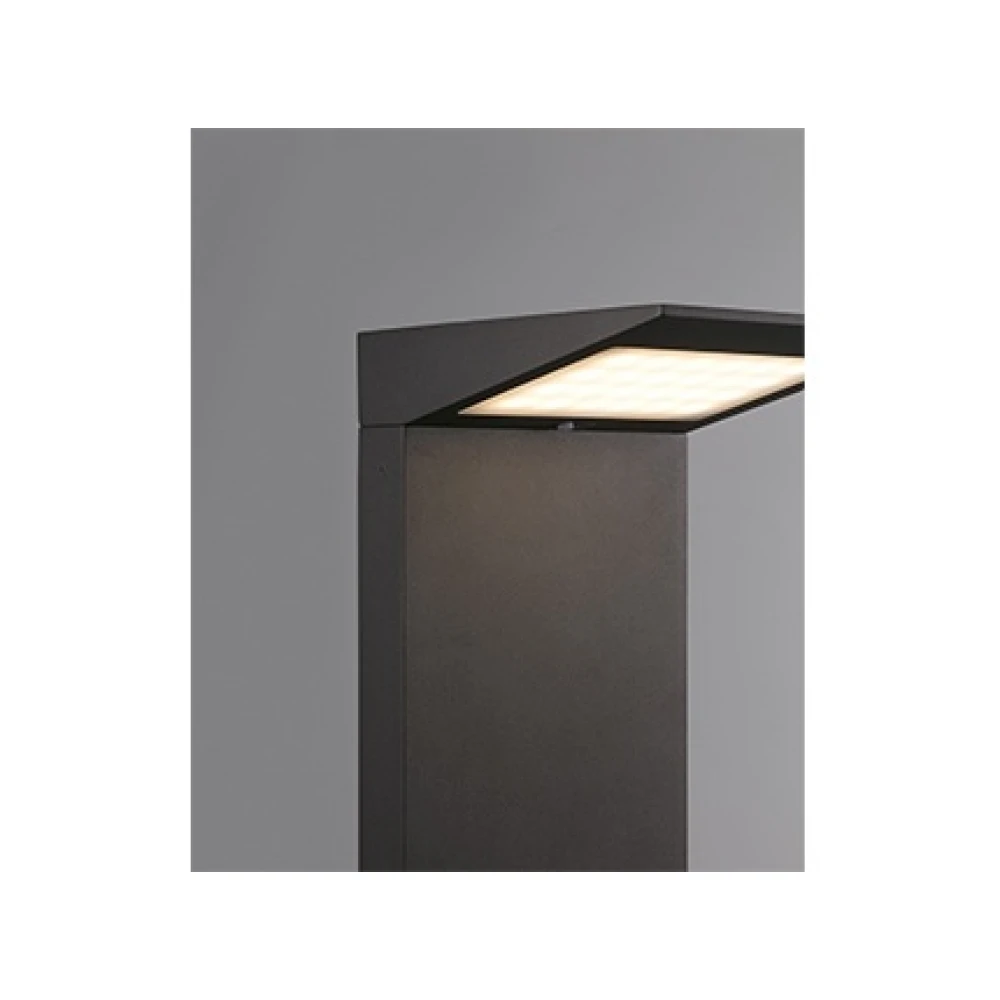 SOLEIL LED Ηλιακή λάμπα σκούρου γκρι FARO