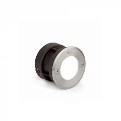 LED-18 Inox Στρογγυλό Χωνευτό Φωτιστικό 3000K FARO