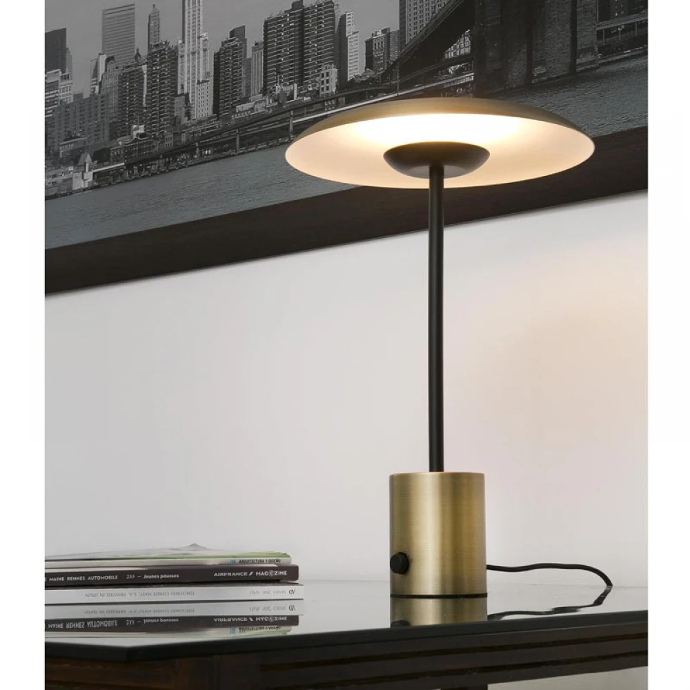 LED Μεταλλικό Πορτατίφ 12W Σε Μαύρο Χρώμα HOSHI FARO