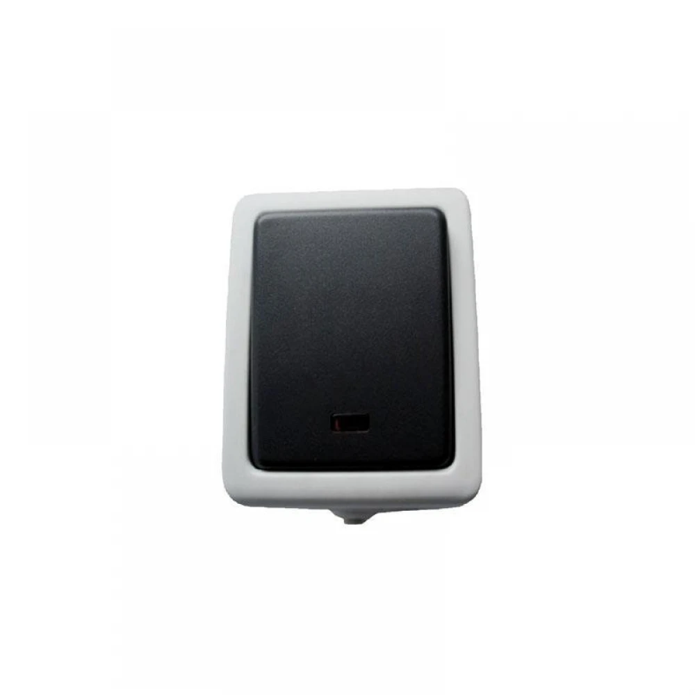 Μπούτον Εξωτερικό Κουδουνιού Γκρι 2400W IP54 Eurolamp