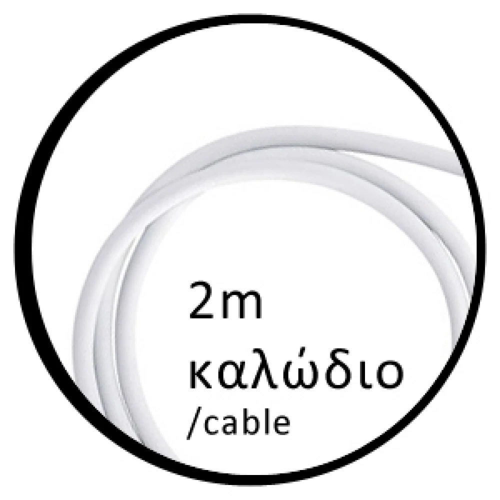 Πολύπριζο Απλό 4 Θέσεων Με Καλώδιο 2m Και Διακόπτη Ροζ Eurolamp