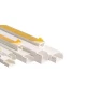 2 ΜΕΤΡΑ Πλαστικό Κανάλι Καλωδίων 16x16mm Με Αυτοκόλλητο TPS Λευκό Eurolamp