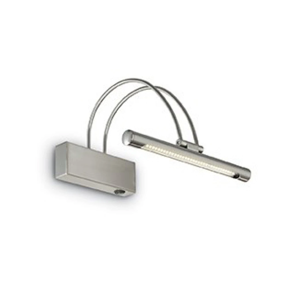 LED Μεταλλικό Φωτιστικό 0,07W Με Ανακλινόμενο LED Κάλυμμα & Διακόπτη ​Χρώμιο L:26xH:18 BOW IDEAL LUX