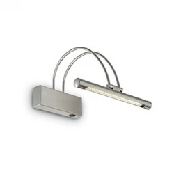 LED Μεταλλικό Φωτιστικό 0,07W Με Ανακλινόμενο LED Κάλυμμα & Διακόπτη Νικέλ ​L:26xH:18 BOW IDEAL LUX