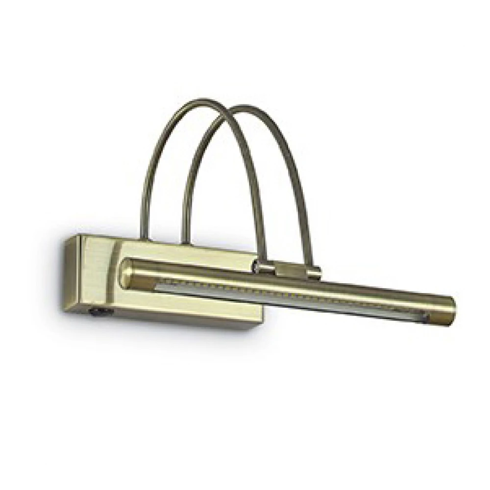 LED Μεταλλικό Φωτιστικό 0,07W Με Ανακλινόμενο LED Κάλυμμα & Διακόπτη ​Χρώμιο L:26xH:18 BOW IDEAL LUX