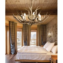 Επίτοιχο Φωτιστικό 2xE14 Από Σώμα Ρητίνης CHALET IDEAL LUX