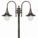Φωτιστικό Κολώνα Στεγανή IP43 Μαύρο-Χρυσό 2XE27 Cima IDEAL LUX