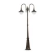 Φωτιστικό Κολώνα Στεγανή IP43 Μαύρο-Χρυσό 2XE27 Cima IDEAL LUX