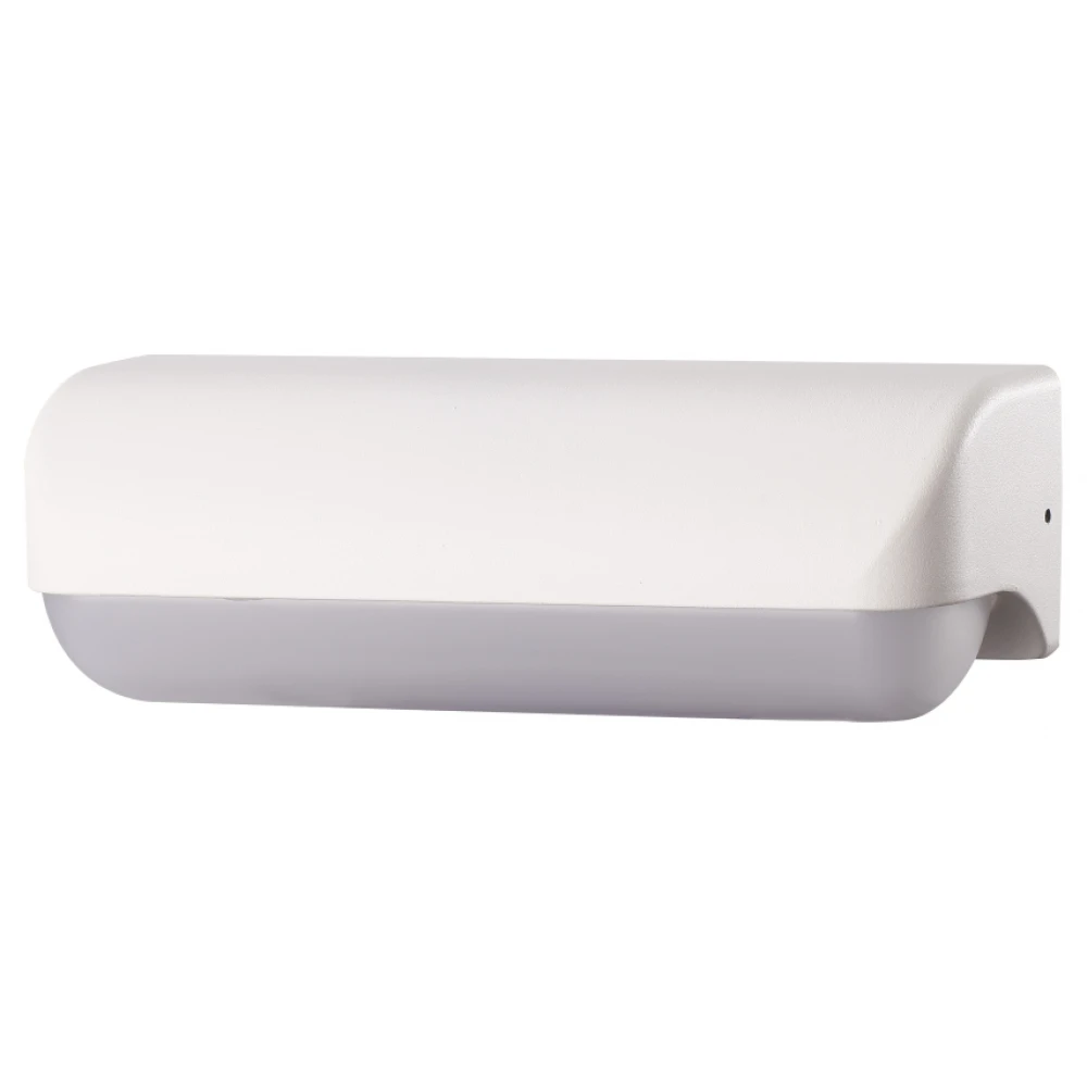 Led Απλίκα Επίτοιχη UP 8W 230V IP65 Θερμό Σε Λευκό Ματ Με Οπαλ PC Κάλυμμα Led Id