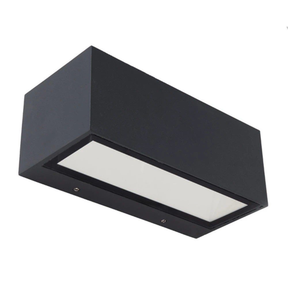 LED Επίτοιχο Φωτιστικό Από Χυτό Αλουμίνιο 11W Με Σφυρήλατο Γυαλί Διαχύτη IP54 GEMINI LUTEC