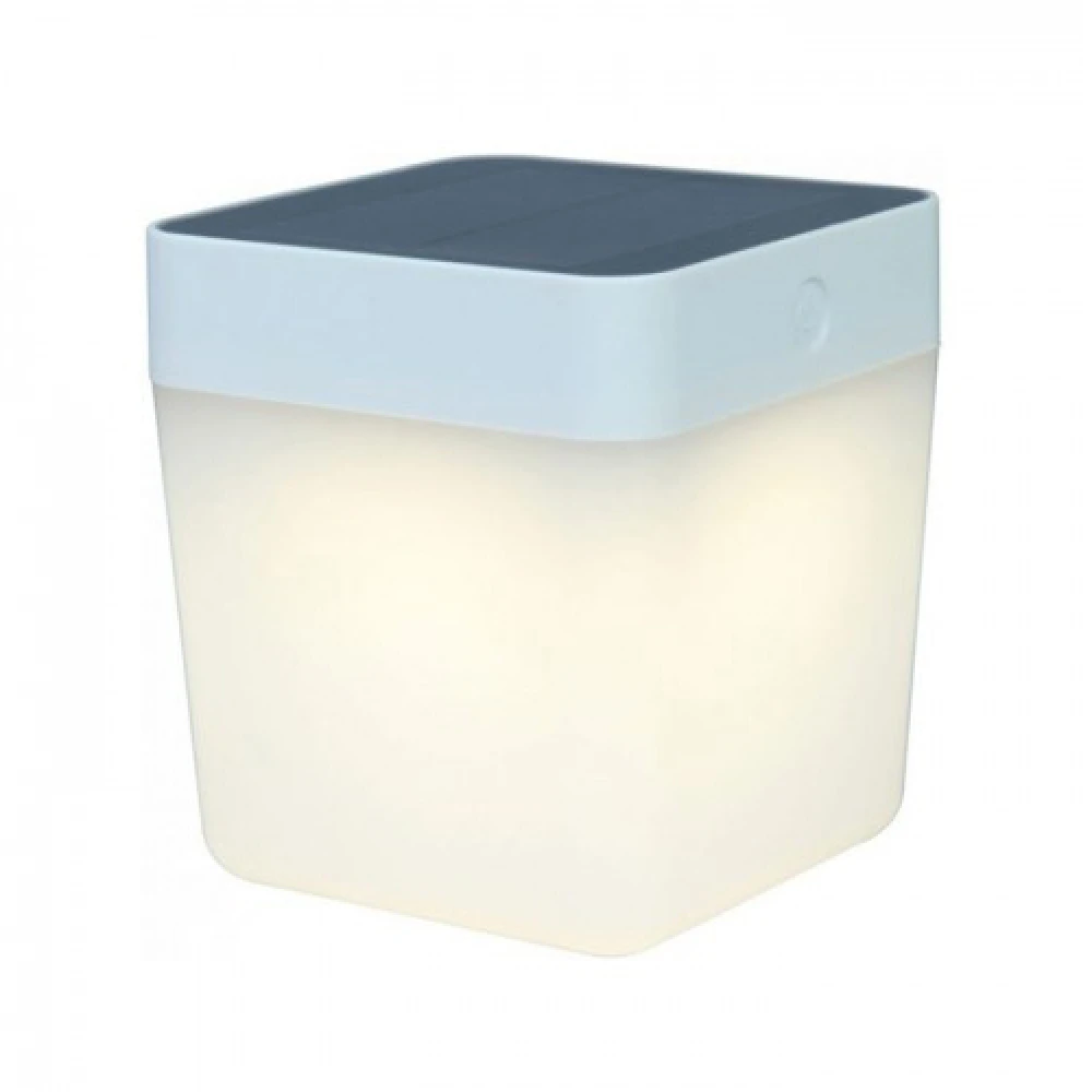 LED Ηλιακό Επιτραπέζιο Φορητό Φωτιστικό 2.3W IP44 Σε Διάφορα Χρώματα TABLE CUBE LUTEC