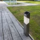LED Ηλιακό Φωτιστικό Κολωνάκι 2.3W Σε Ασημί Χρώμα Με Αισθητήρα Κίνησης IP44 SOLSTEL LUTEC