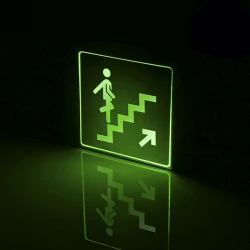 Φωτιστικό LED Σήμανσης Αλουμινίου Σκάλας Επάνω GLOBO STAR