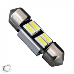 Σωληνωτός LED 31mm Can Bus Με 4 SMD 5630 Ψυχρό Λευκό GLOBO STAR