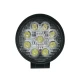 Προβολέας LED Εργασίας Round 27 Watt 10-30v Ψυχρό Λευκό