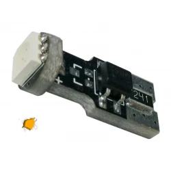 Λαμπτήρας T10 Can Bus με 1 SMD 5050 Πορτοκαλί