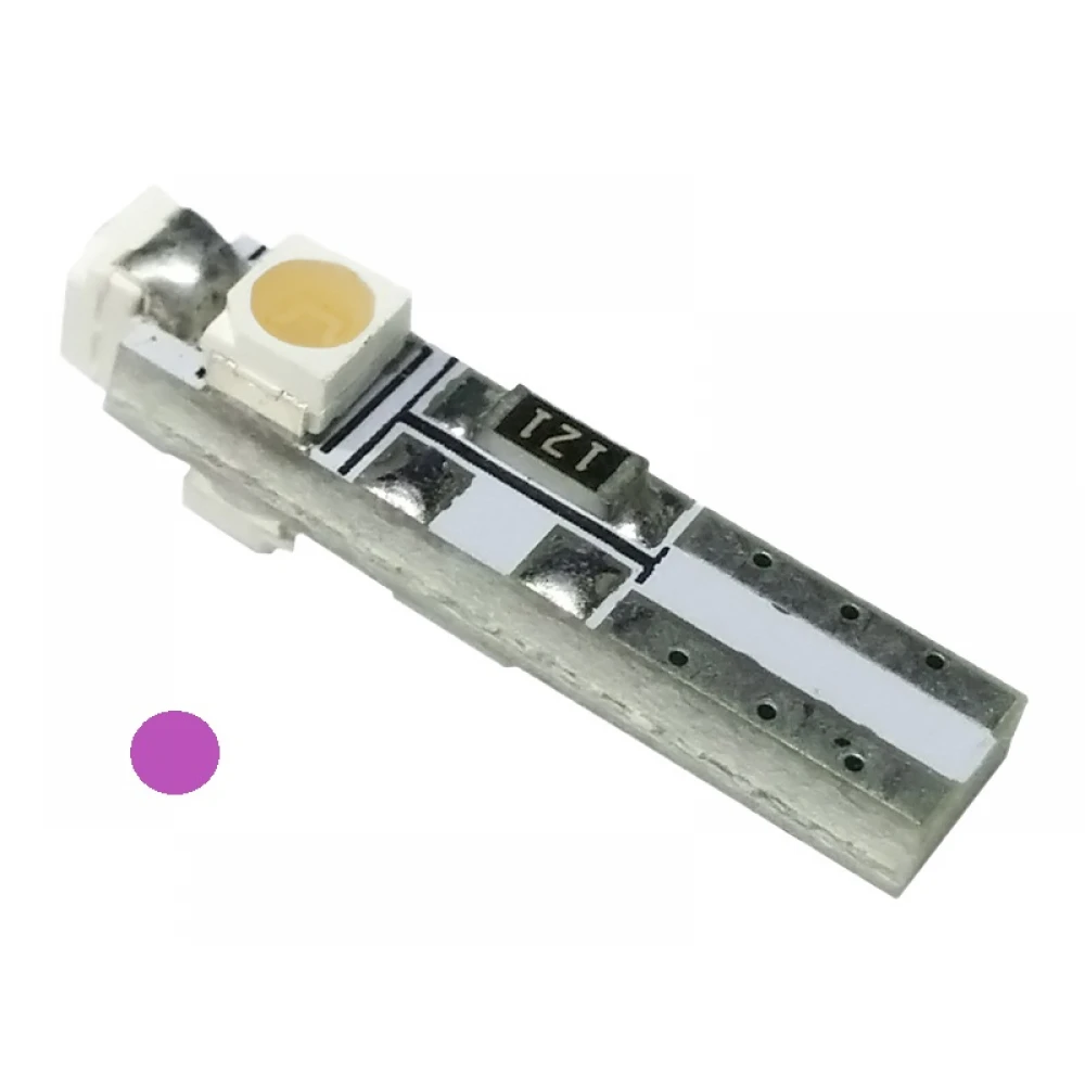 Λαμπτήρας Τ5 με 3 SMD 1210 Φούξια