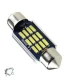 Σωληνωτός LED 39mm Can Bus με 12 SMD 4014 12 Volt Ψυχρό Λευκό 6000k GLOBO STAR