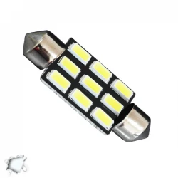 Σωληνωτός LED PCB 39mm με 9 SMD 5630 Samsung Chip Λευκό 6000k GLOBO STAR