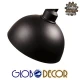 Vintage Ξύλινο Φωτιστικό Με Καμπάνες Oldschool Μαύρο Ματ 6XE27 Globostar