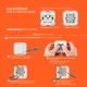 Εξωτερική Πρίζα Σούκο Σε Λευκό 240V/16W IP20 Makel